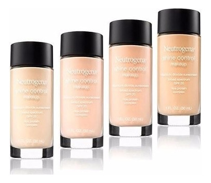 Base de maquillaje Neutrogena Shine Control Liquid Makeup tono 10 classic ivory - 30mL