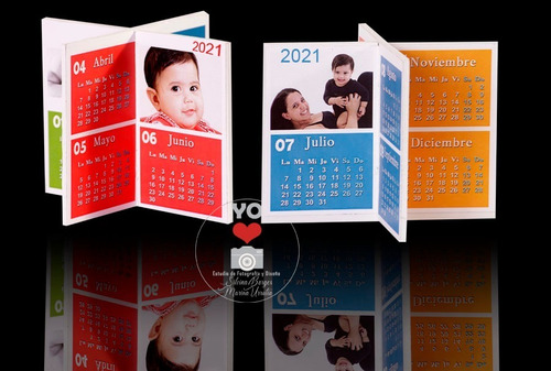 10 Calendarios En Pvc Con 8 Caras Únicos Ideal Souvenirs
