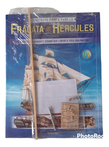 Fascículo + Pieza P/armar La Fragata Hércules N° 94. Nuevo