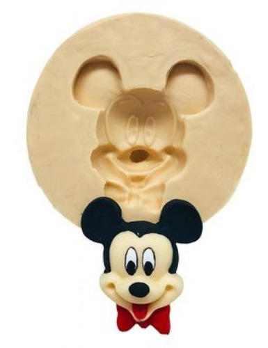 Molde De Silicone Turma Do Mickey - Rosto Do Mickey Mod 2