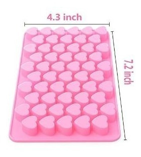 Xcellent Global Mini En Forma De Corazón De Silicona Ice Cub