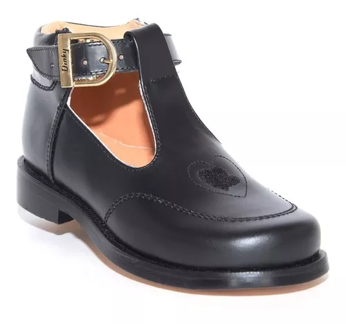 Zapato Ortopedico Bota Piel Escolar 21-/25