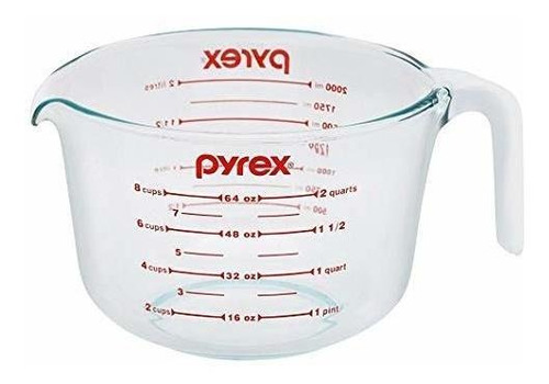 Pyrex Prepware Taza Medidora De 8 Tazas, 1 Unidad (paquete D