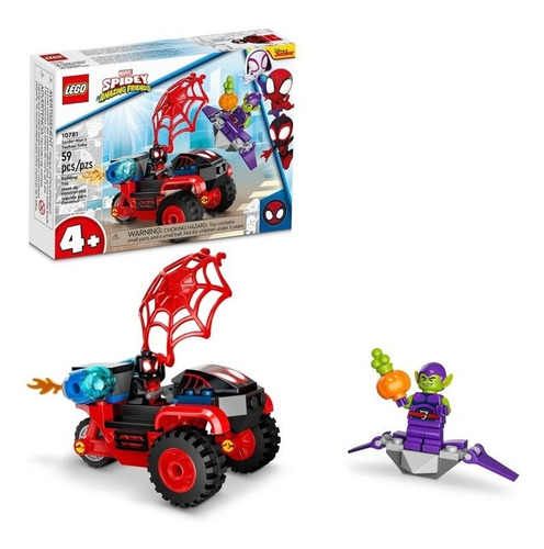 Lego Miles Morales Tecnotrike Spiderman Venom Avengers Meca