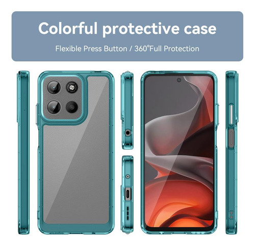 Funda De Acrílico Y Tpu Para Motorola Moto E15 Para Motorola