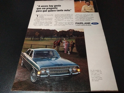 (pa424) Publicidad Clipping Ford Fairlane 500 * 1973