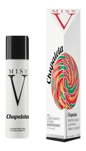 Lubricante Intimo Miss V Chupaleta Geles Intimos