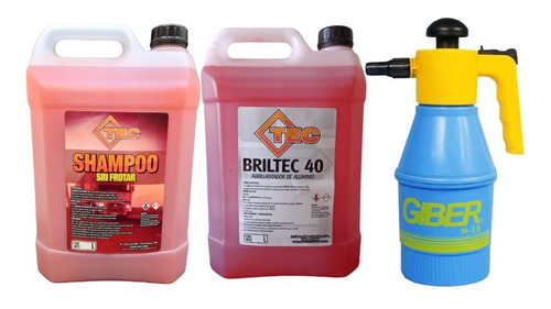 Combo De 3 Productos Para El Lavado De Autos/camiones Tec