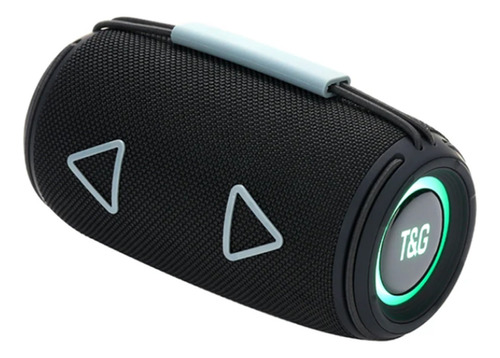 Parlante Tg-657 Portátil Bluetooth Usb Iluminaciónrgb Negro