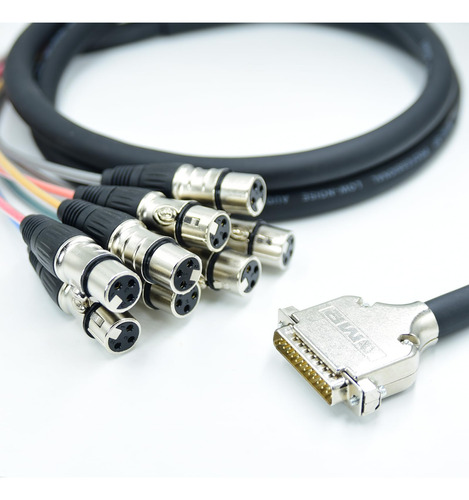 Arklove 7ft Audio Trs Cables De Serpiente Patch Db25 A Xlr 8