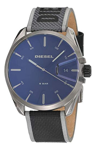 Reloj Diesel Ms9 De Nailon Con Tres Manecillas Dz1902 Negro 