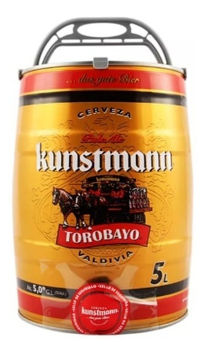 Barril Cerveza Kunstmann Torobayo 5 Litros, Vacio