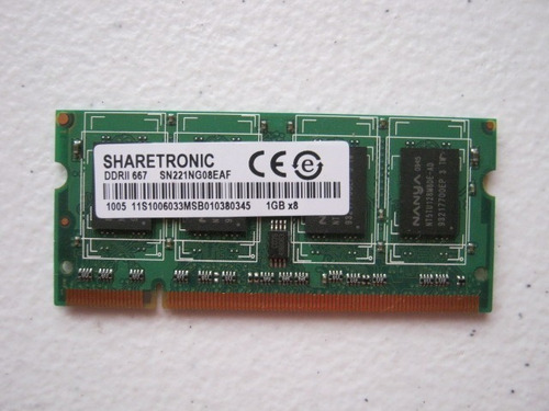 Memoria Sharetronic 1gb Ddr2 667 Laptops Compaq 515