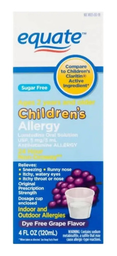 Equate Childrens Loratadina Para Niños 120ml