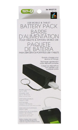 Bateria Portatil Con Cable Para Celulares O Tablets