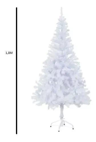 Árvore De Natal Pinheiro Canadense 1,80 Metros 320 Galhos Magizi 13845 -  Papelaria Criativa