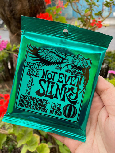 Cuerdas De Guitarra Eléctrica Ernie Ball Not Even 012-56