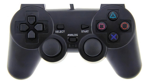 Controle Playstation 2 Dualshock Com Fio Preto