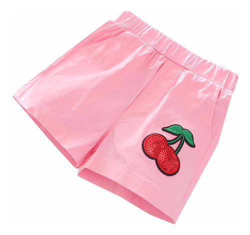 Pantalones Cortos De Verano Para Niñas, Ropa Exterior Elásti