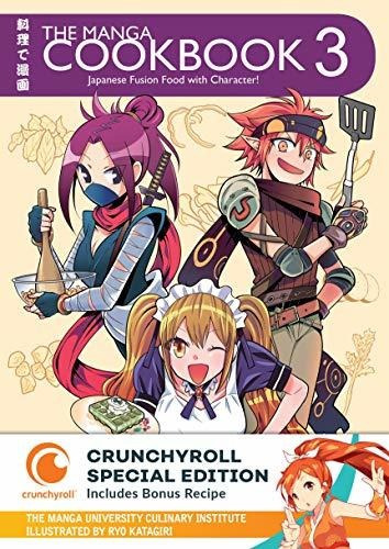 Book : The Manga Cookbook Vol. 3 Japanese Fusion Food With.