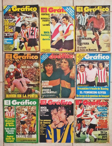 30 Revistas El Gráfico Años 1970-80 A Elección