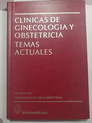 Clínicas De Ginecología Y Obstetricia Ciclo Menstrual 1990
