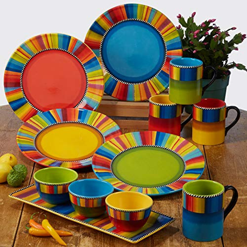 Taza Certified International Sierra De 16 Oz, Juego De 4 Dis