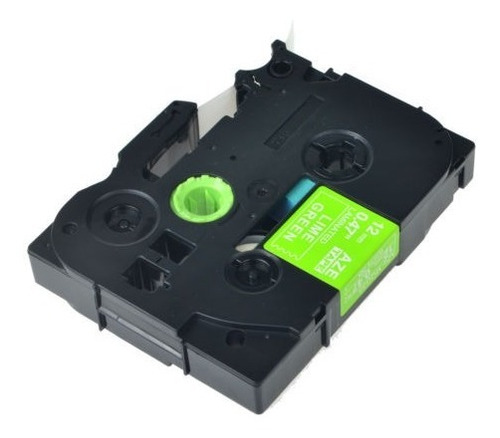Imagen 6 de 6 de Blanco 10pk En Cal Tze-mqg35 Verde 12mm Etiqueta Cinta Para