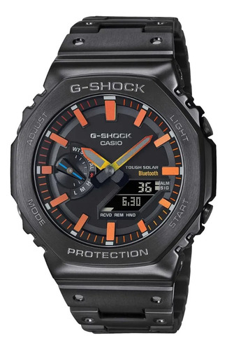 Reloj Casio G-shock Gm-b Para Caballero Color de la correa Negro Color del bisel Negro Color del fondo Negro