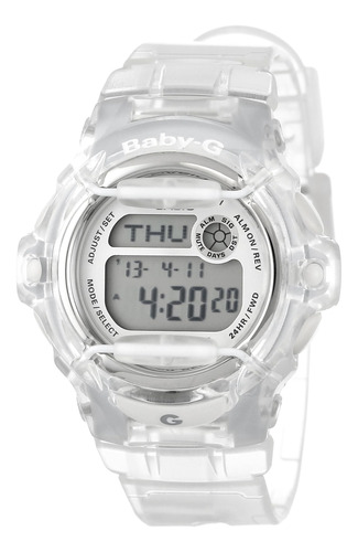 Reloj Deportivo Casio Para Mujer Bg169r-7b Baby-g Clear Whal