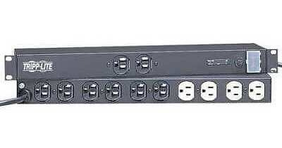 Tripp Lite Ibr12 Surge Protector Strip,12 Outlet,black Zrw