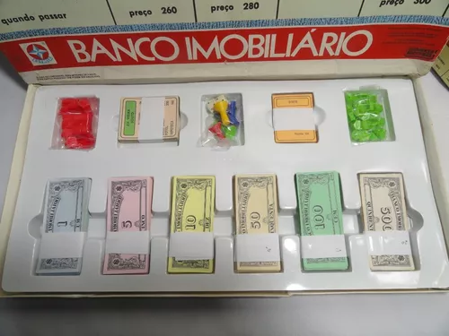 Antigo Jogo Banco Imobiliário Anos 90 Conservadíssimo! Disponível