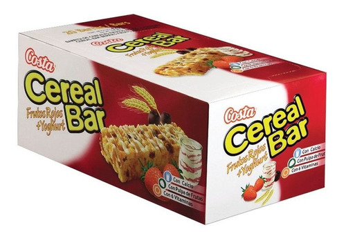Cereal Bar Frutos Rojos Display 20 Unidades 
