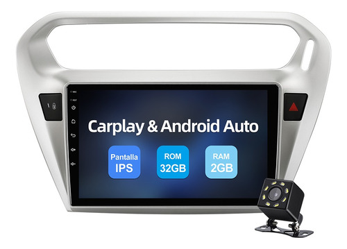 Estéreo 2+32g Carplay Para Peugeot 301 2013-2019 Gps Wifi