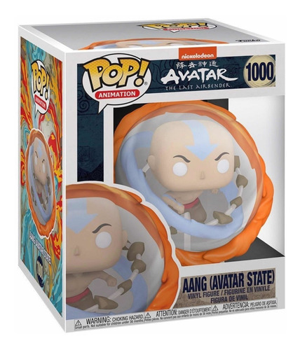 Funko Pop Aang Avatar State Element 6 Inch #1000 Exclusive (Usado)