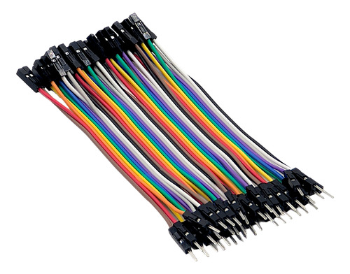 Cable Dupont Jumpers C/40 Piezas Para Arduino Y Protoboard