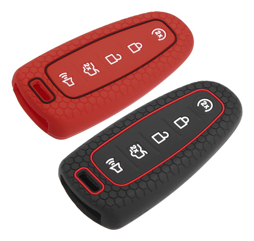 Vekauto 2 Piezas De 5 Botones Smart Remote Key Shell Compati