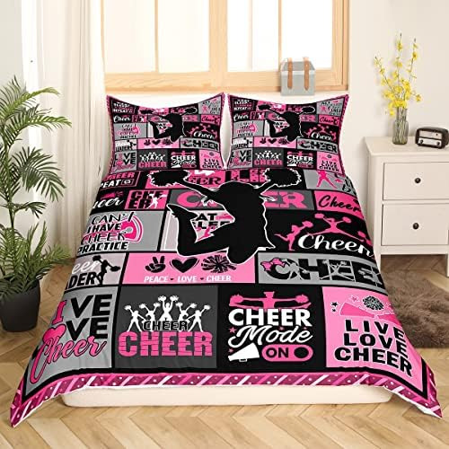 Juego De Cama De Animadora Para Niñas, Funda De Edredón Para
