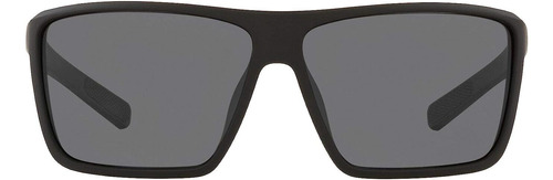 Gafas De Sol Unisex Nativas Marco Negro Mate, Lentes Grises,