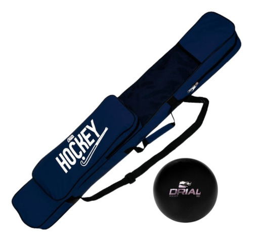 Kit Bolso Hockey Porta Palos + Bocha Roller Profesional 