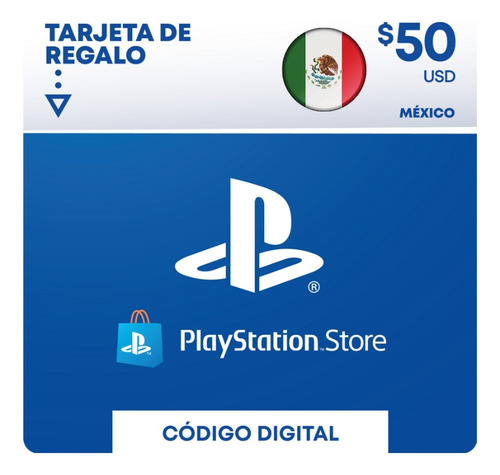 Tarjeta  Playstation México - 50 Usd Psn Código Digital