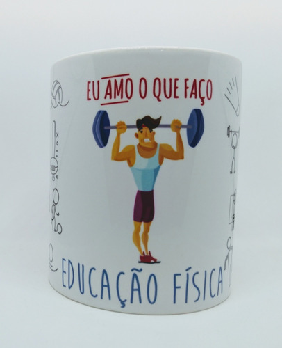 Caneca Personalizada Profissão Educação Física Masculino