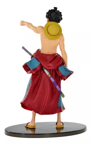 Action Figure Monkey D. Luffy Chapéu Palha One Piece Bandai