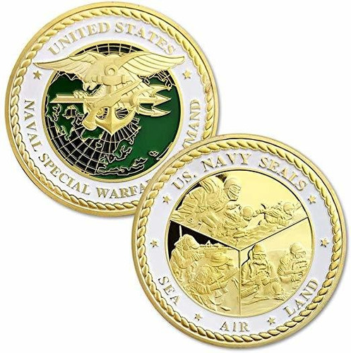Coin Coin Challenge Militar Comando De Ee.uu. Navy Seals Gue