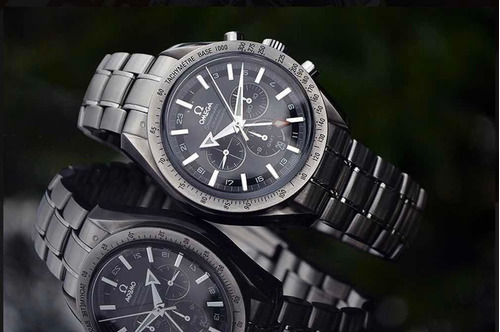 Ômega Speedmaster Co-axial 44mm Gmt Broad Arrow Único Trocas