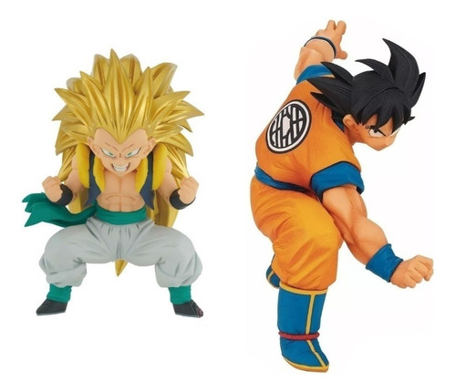Set 2 Figuras Dragon Ball Z Gotenks Goku Banpresto Oficiales