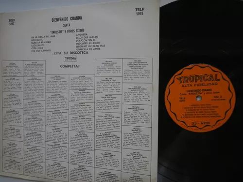 Lp Bienvenido Granda - Canta Angustia - Colecionável, Item de Música Cid  Usado 45772957