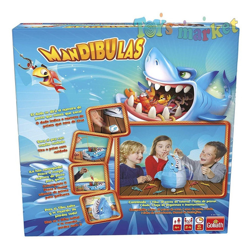 Juego De Tiburón Mandíbulas Pesca Peces Y Te Come Goliath