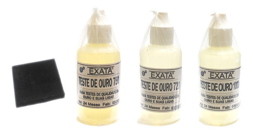 Kit Teste Ouro - Pedra De Toque + Ácido 18k 16k 24k C/ 30 Ml