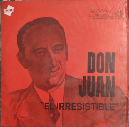 Vinilo Lp De Don Juan  -el Irresistible (xx176